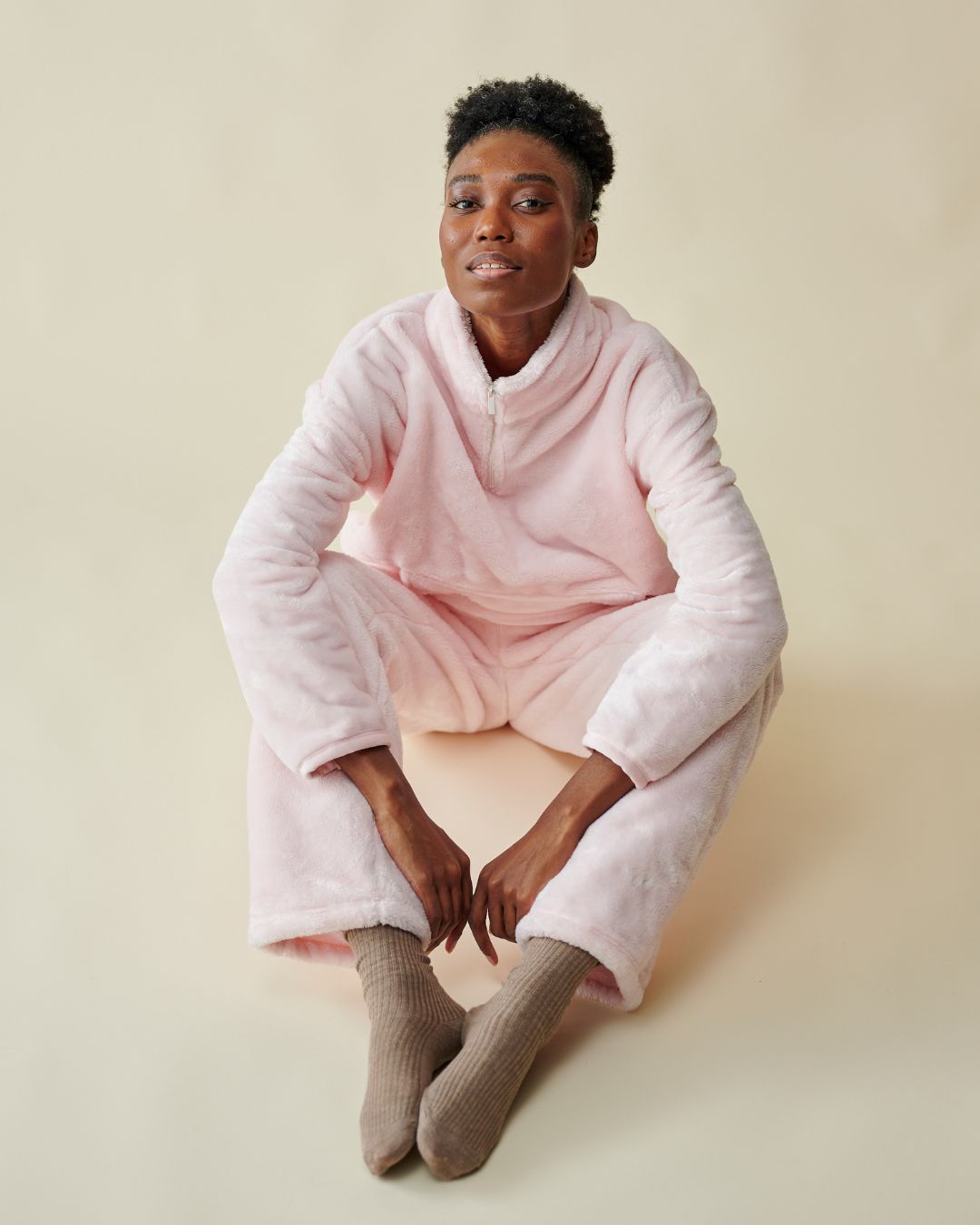 Pyjama polaire rose thumbnail 5