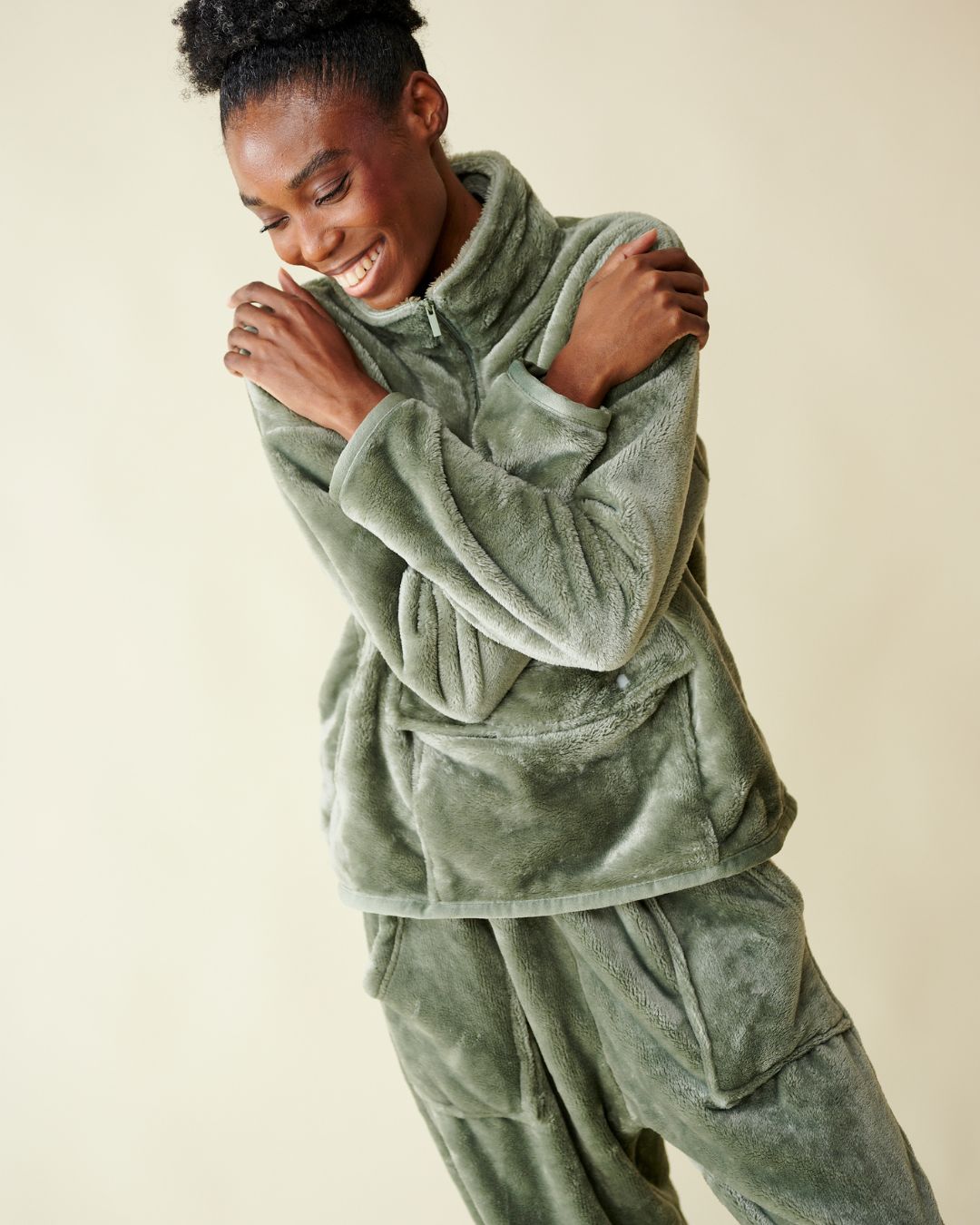 Pyjama polaire vert thumbnail 6