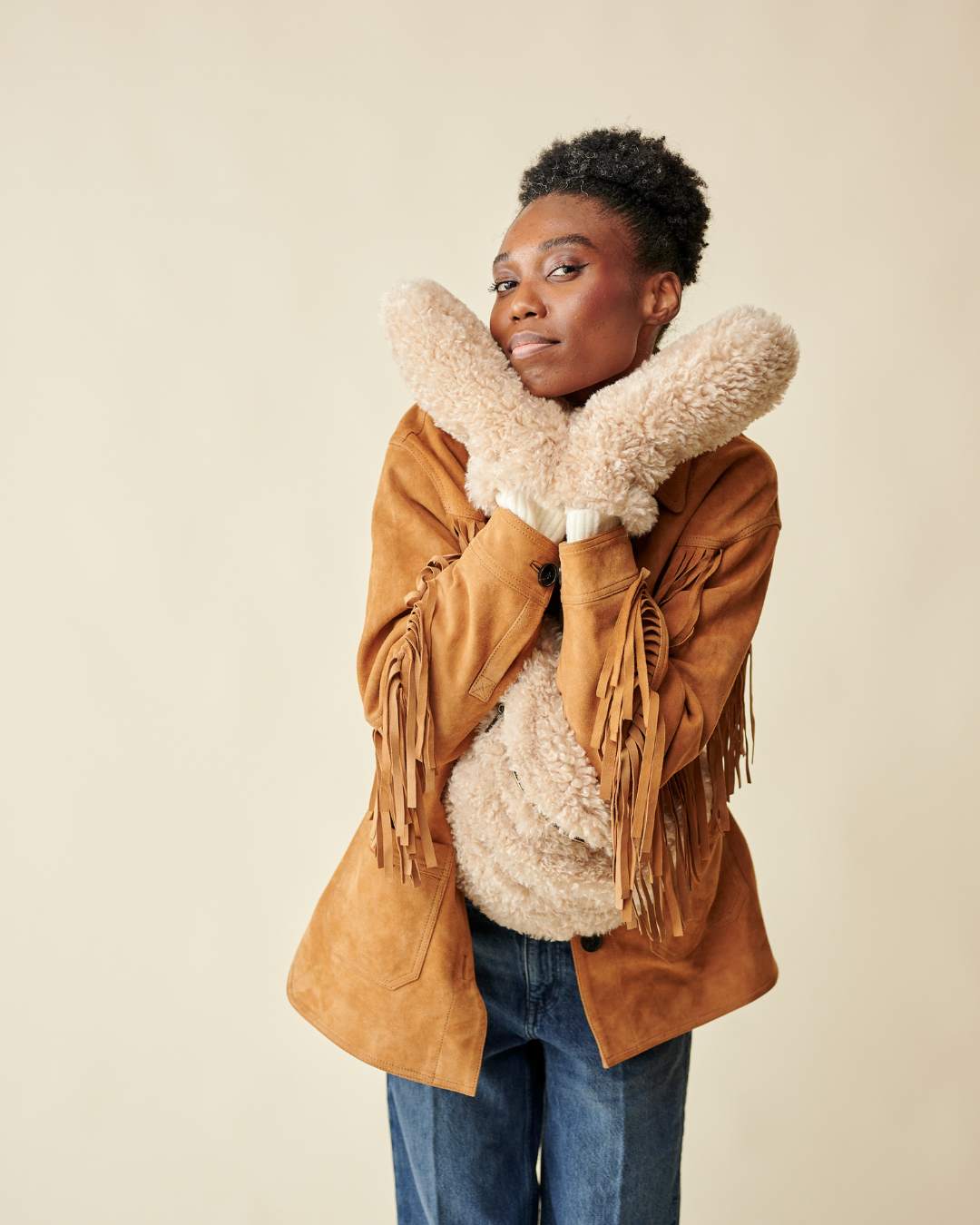 Moufles Teddy Bear beige thumbnail 6