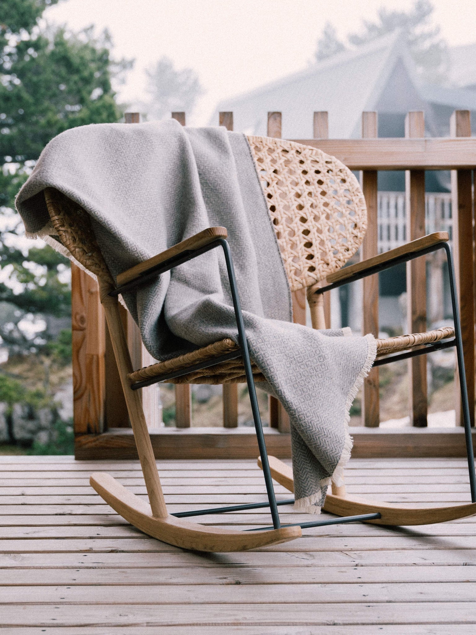 Plaid Laine Faux Unis Acétate thumbnail 2