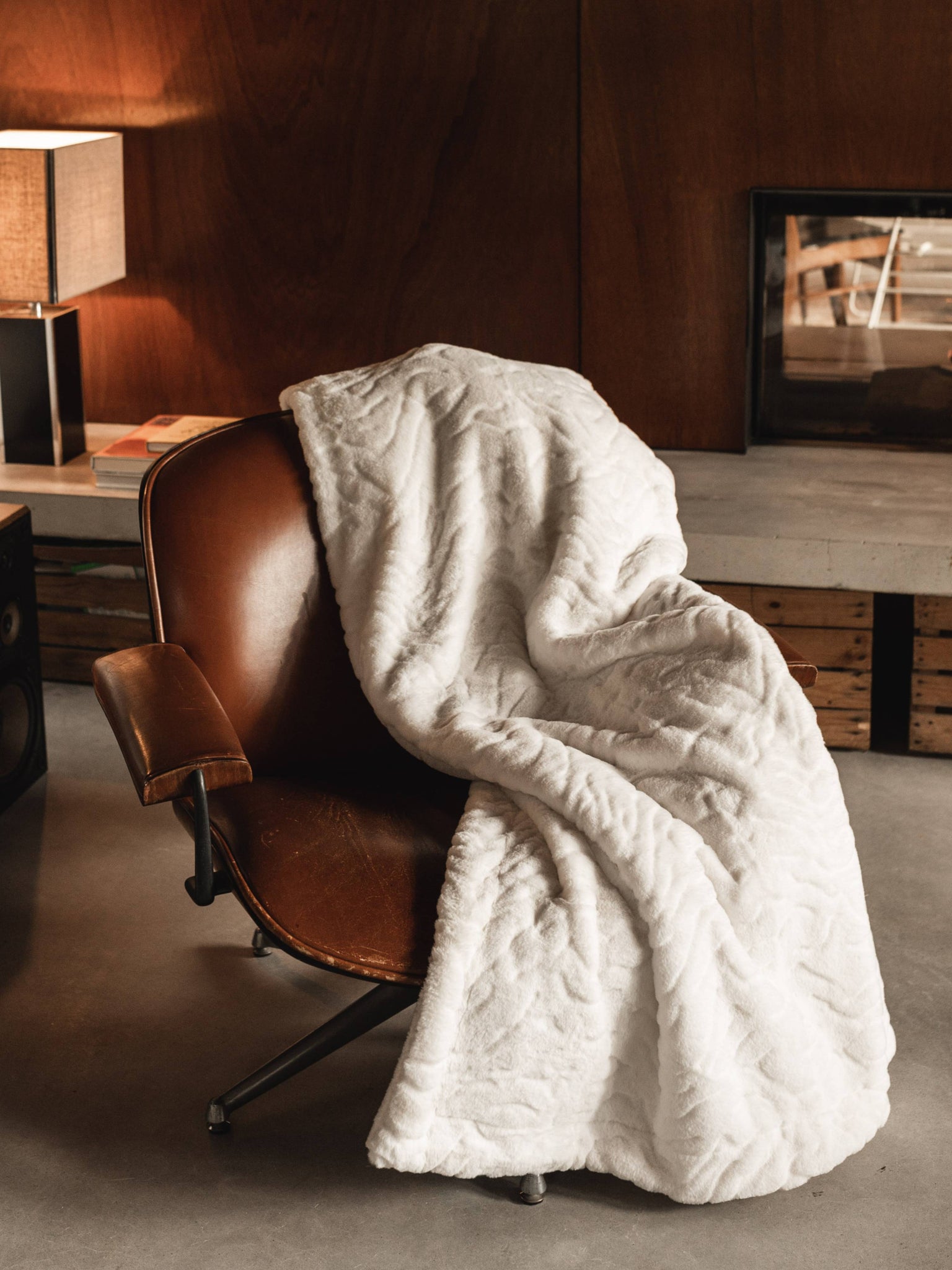 Plaid Ours Polaire blanc thumbnail 5