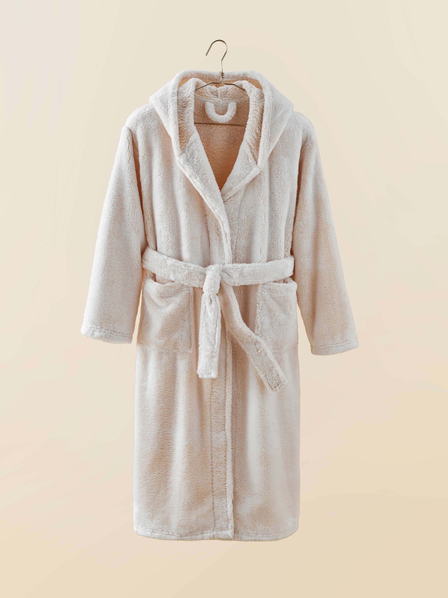 Peignoir Polaire Écru thumbnail 3