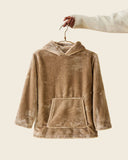 Pull plaid Enfant - Taupe