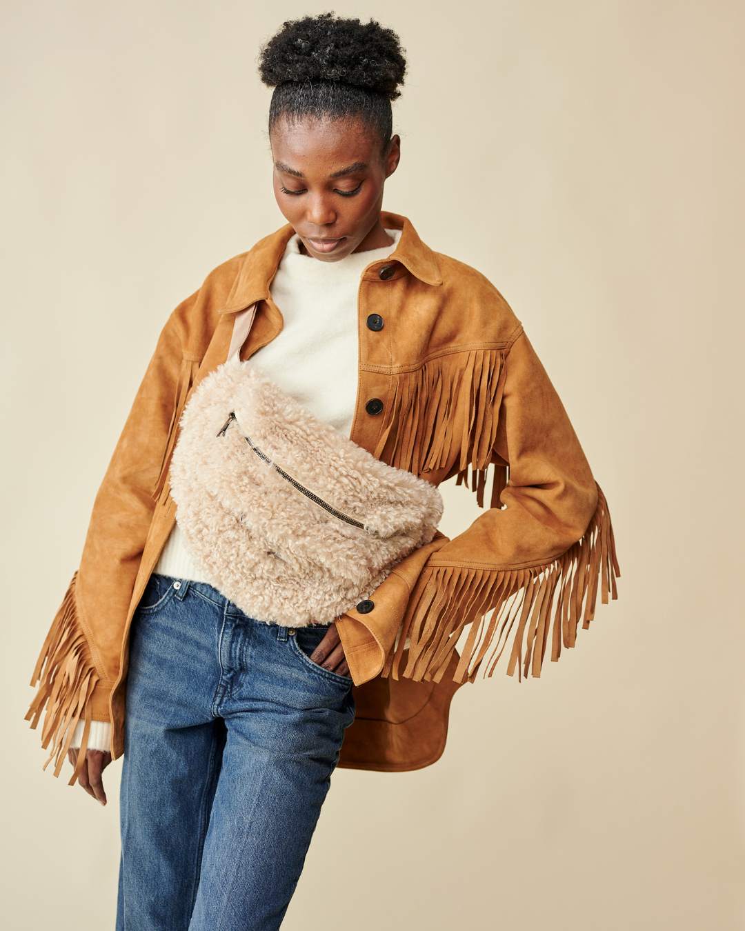 Banane Moumoute Teddy - Beige thumbnail 6