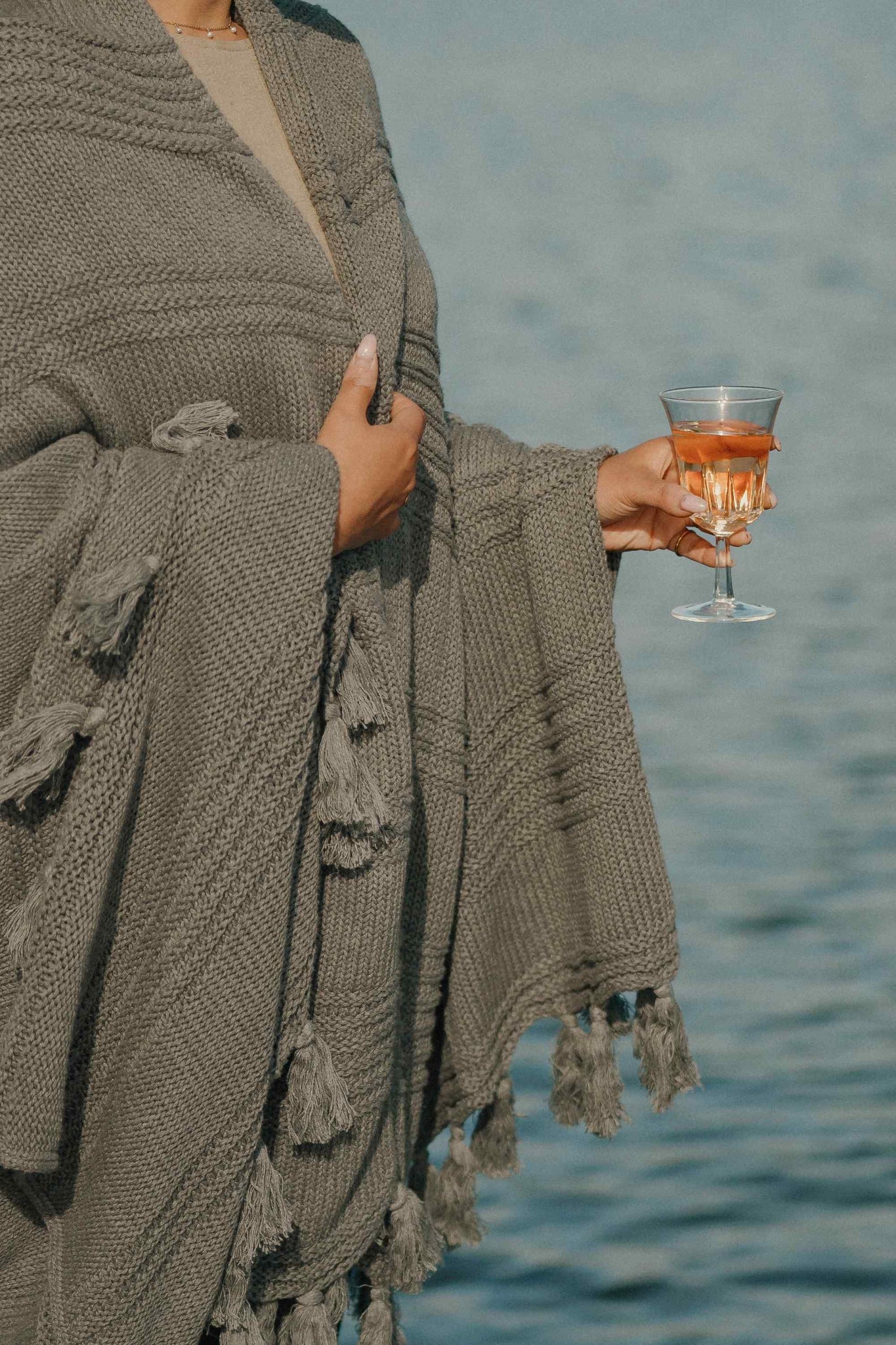 Fouta Coton Pierre Gris thumbnail 4