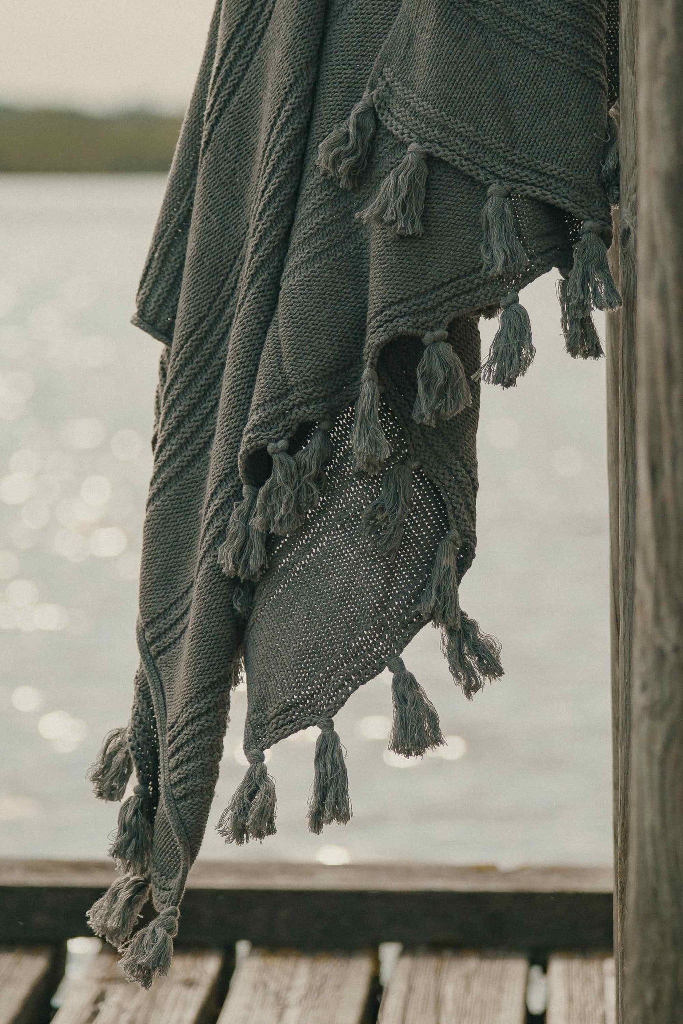 Fouta Coton Pierre Gris thumbnail 2