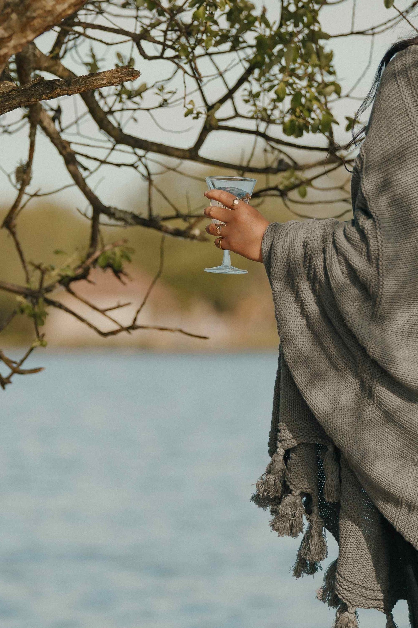 Fouta Coton Pierre Gris thumbnail 6