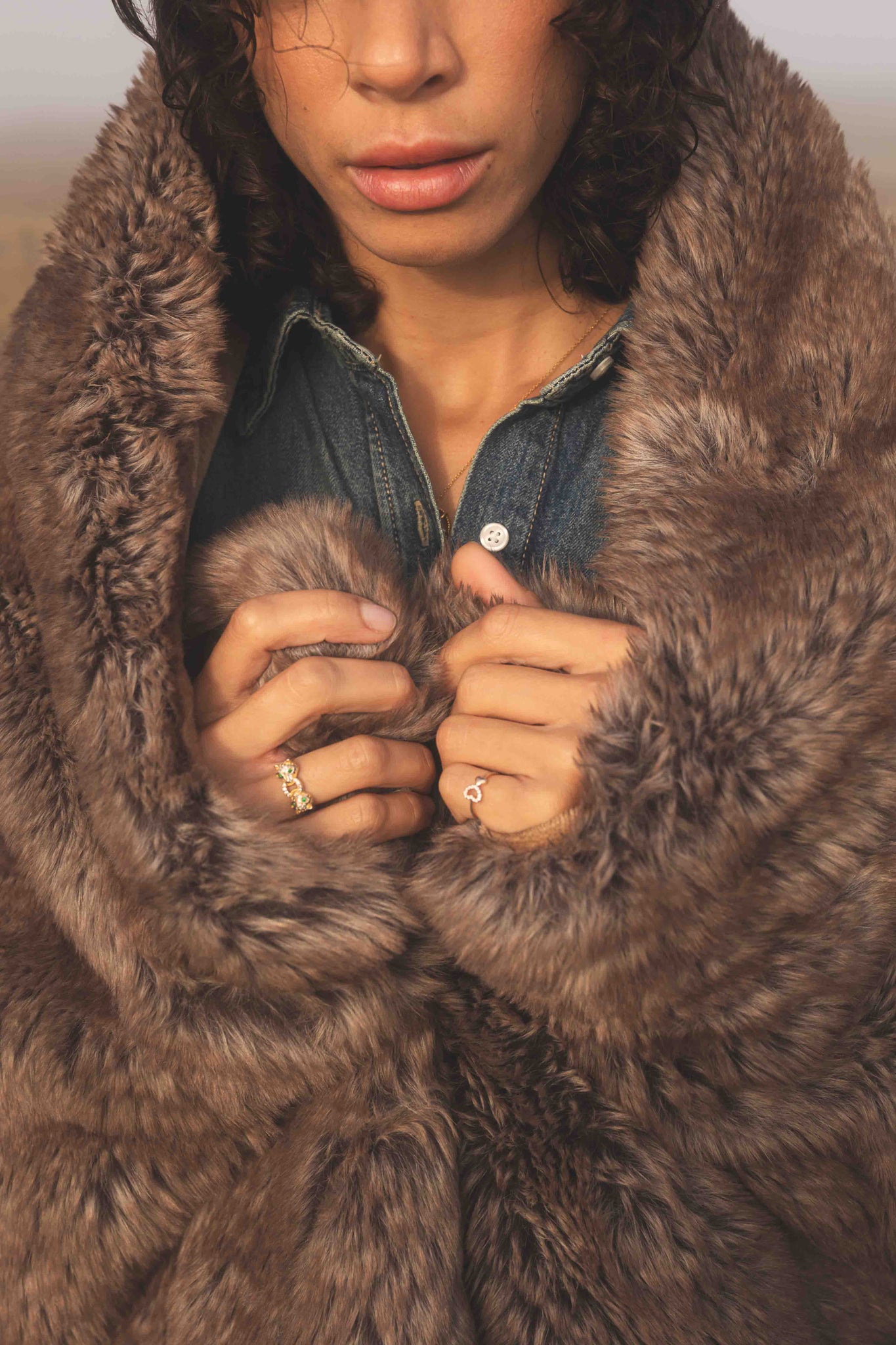 Plaid Fausse Fourrure - Sauvage thumbnail 6