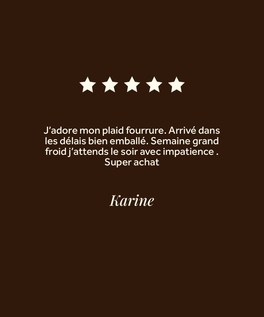 Plaid Fausse fourrure Sensation beige thumbnail 9