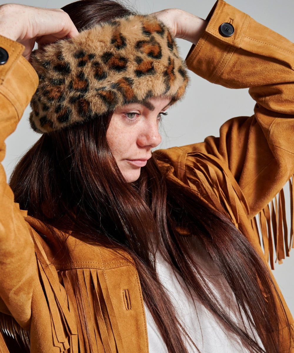 Bandeau Fourrure - Léopard Premium thumbnail 3