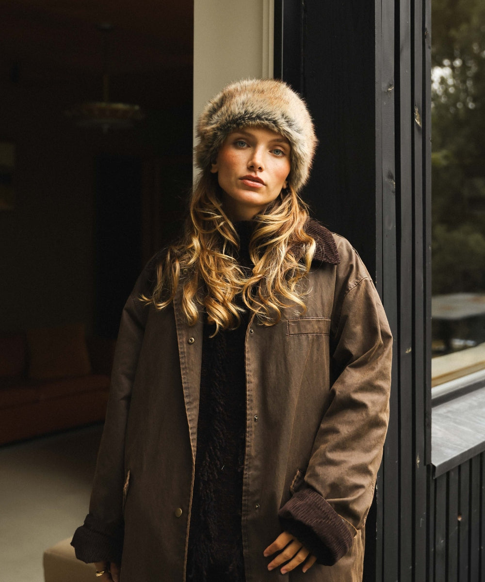 Bandeau Fourrure - Marron contrasté thumbnail 6