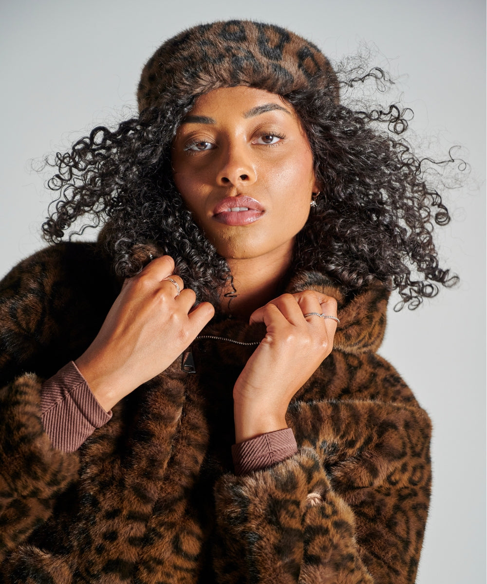 Bandeau Fourrure - Léopard foncé thumbnail 5