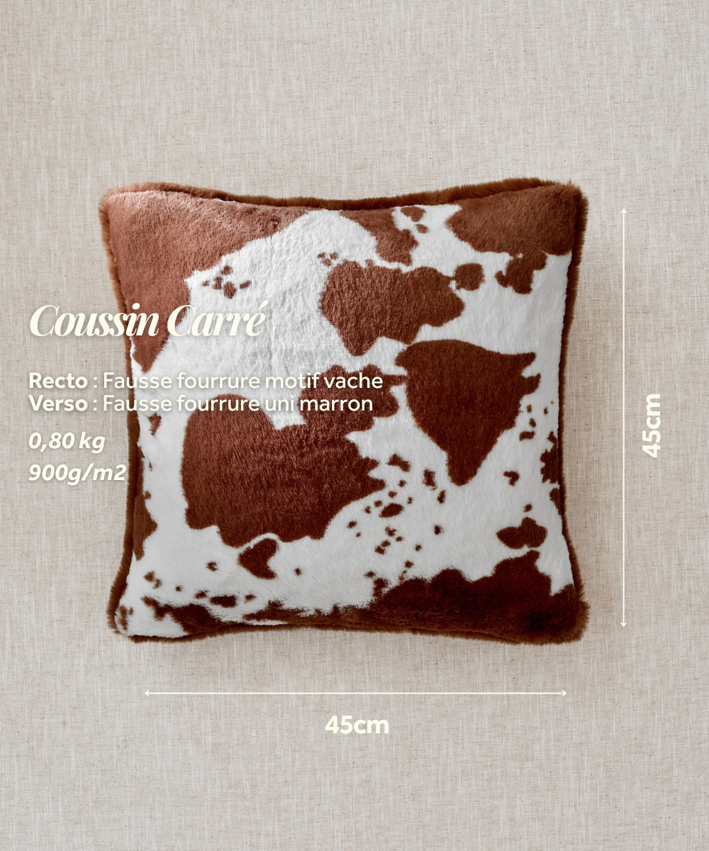 Coussin Fausse Fourrure - Far West thumbnail 3