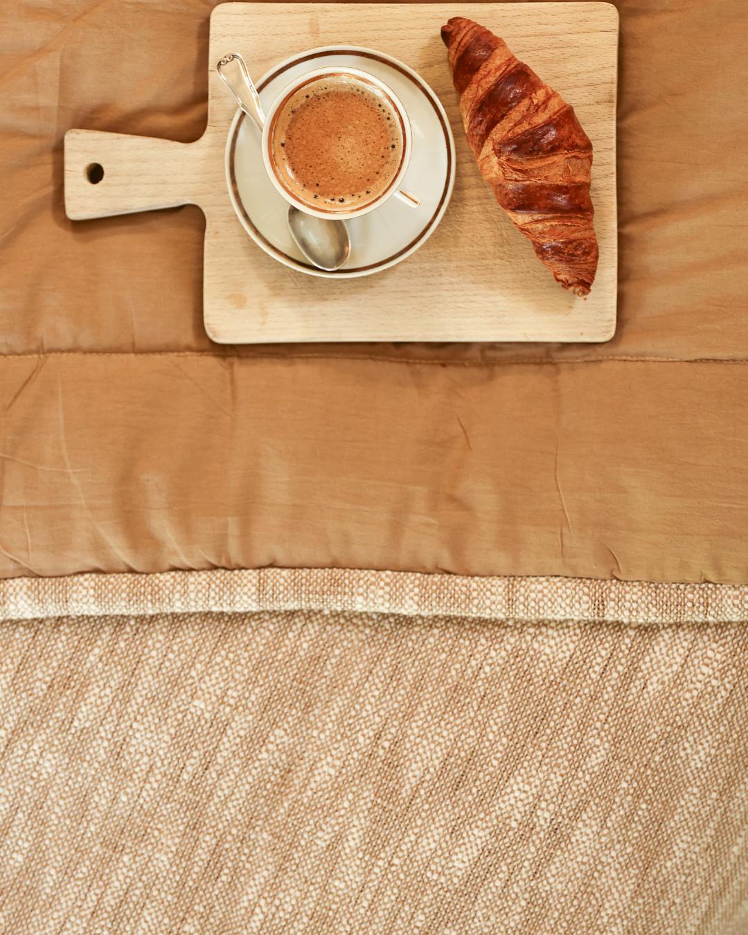 Dessus de lit Coton Beige thumbnail 4