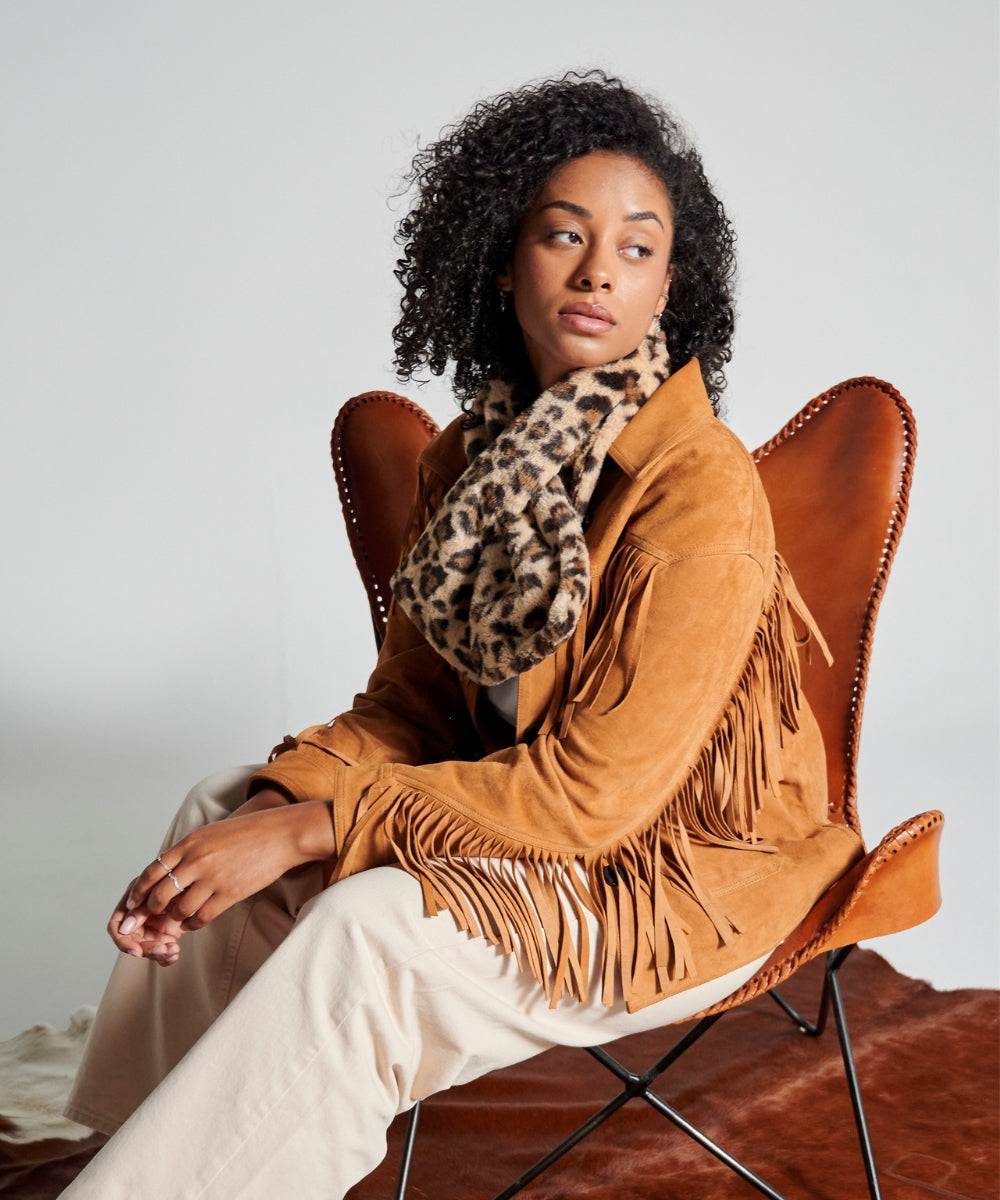 Écharpe Fausse Fourrure - Léopard thumbnail 2