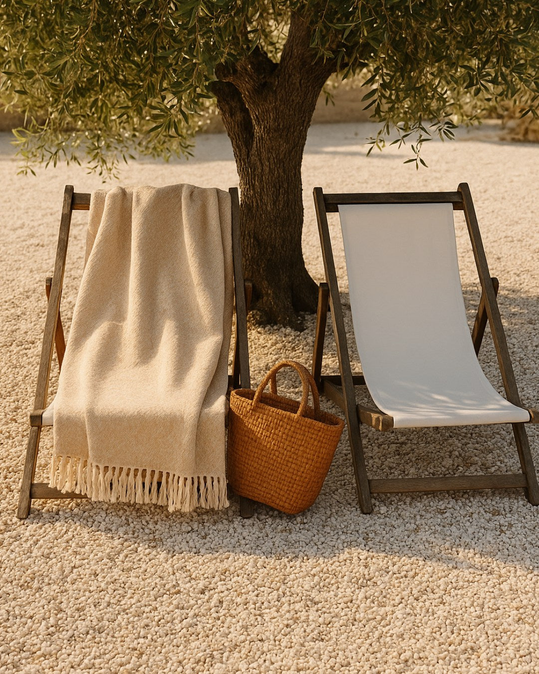 Fouta en Coton Beige thumbnail 2