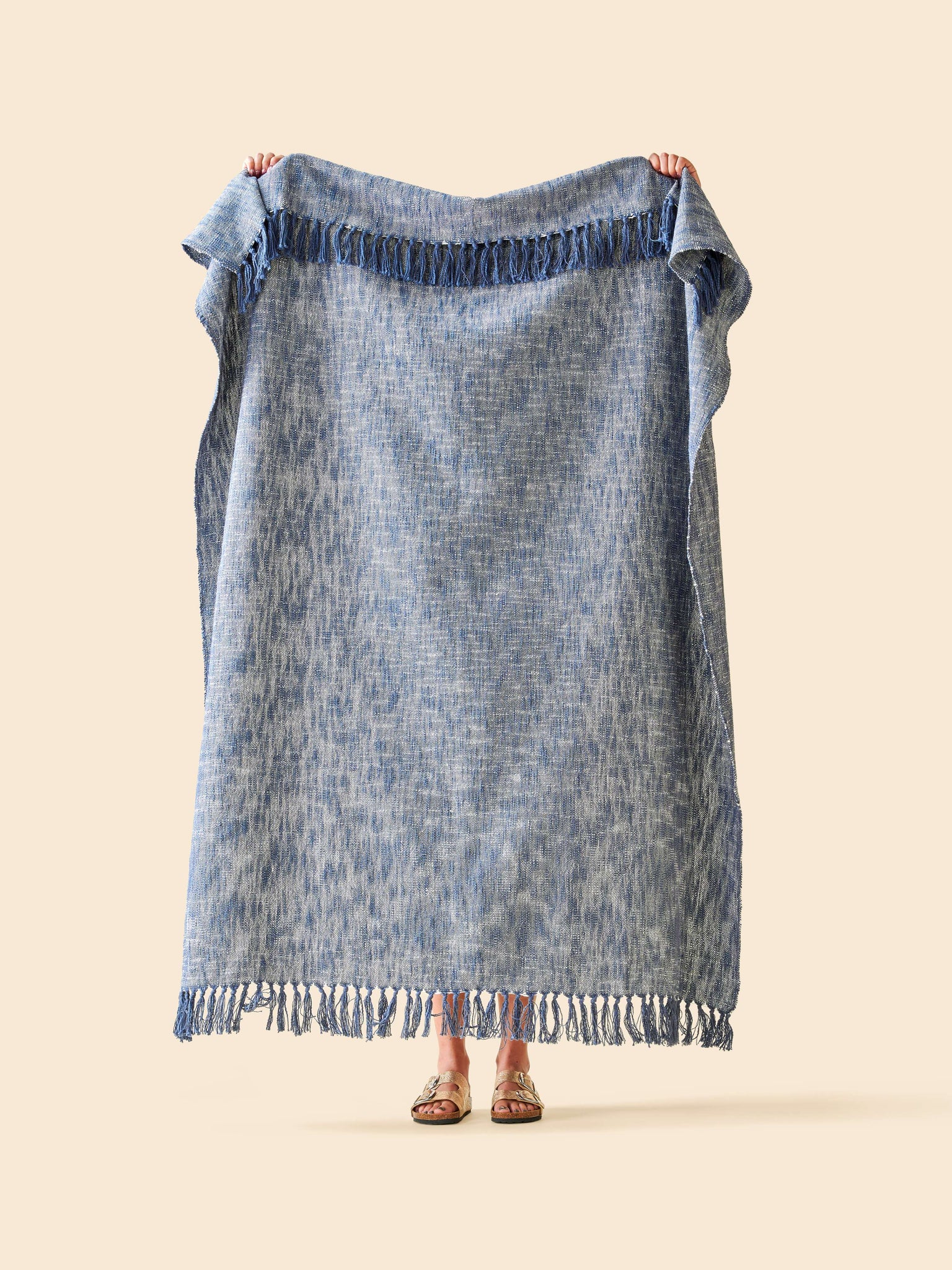 Fouta en Coton Indigo thumbnail 2