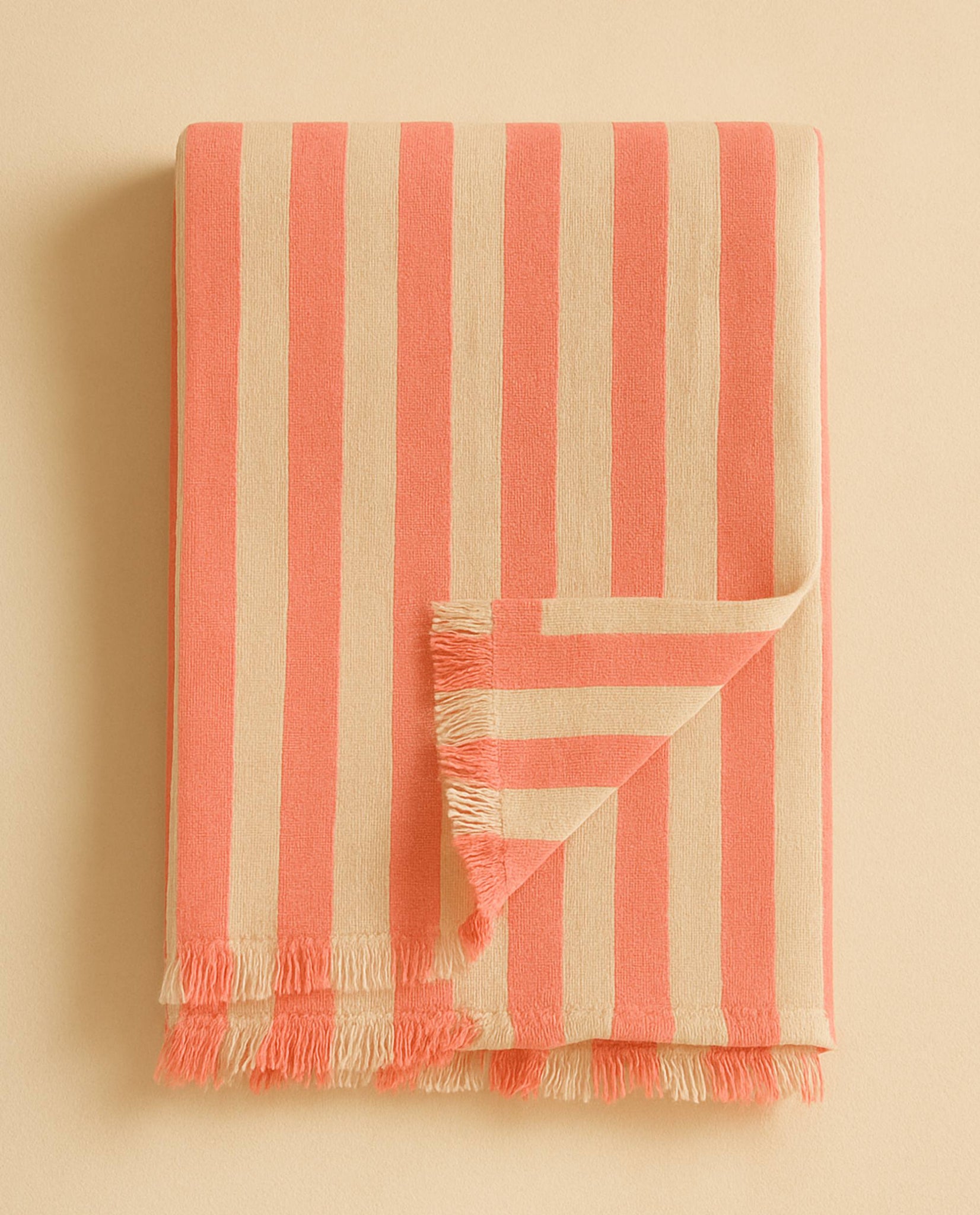 Fouta Rayée Orange thumbnail 3