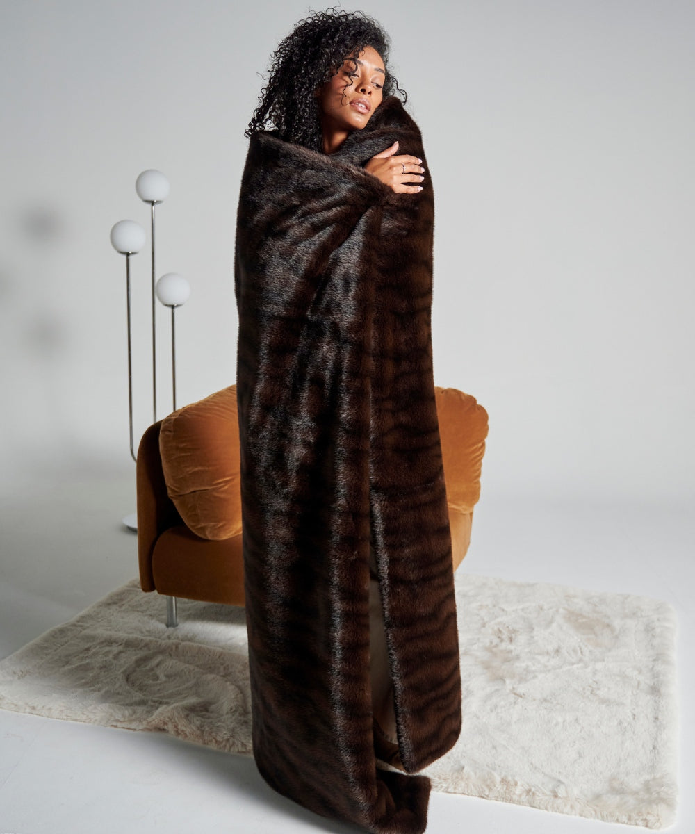 Plaid Fausse Fourrure - Cocon thumbnail 2