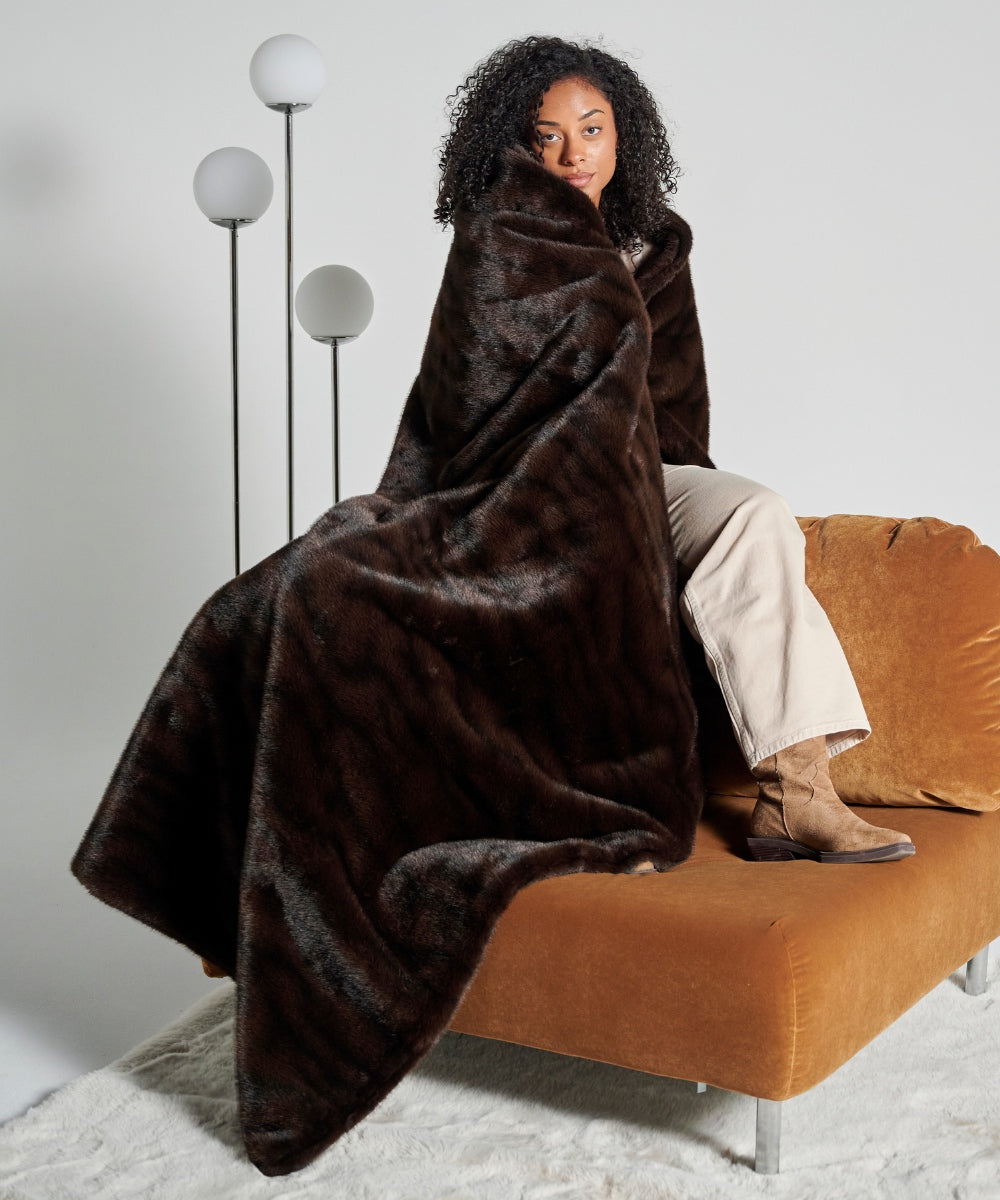 Plaid Fausse Fourrure - Cocon thumbnail 5