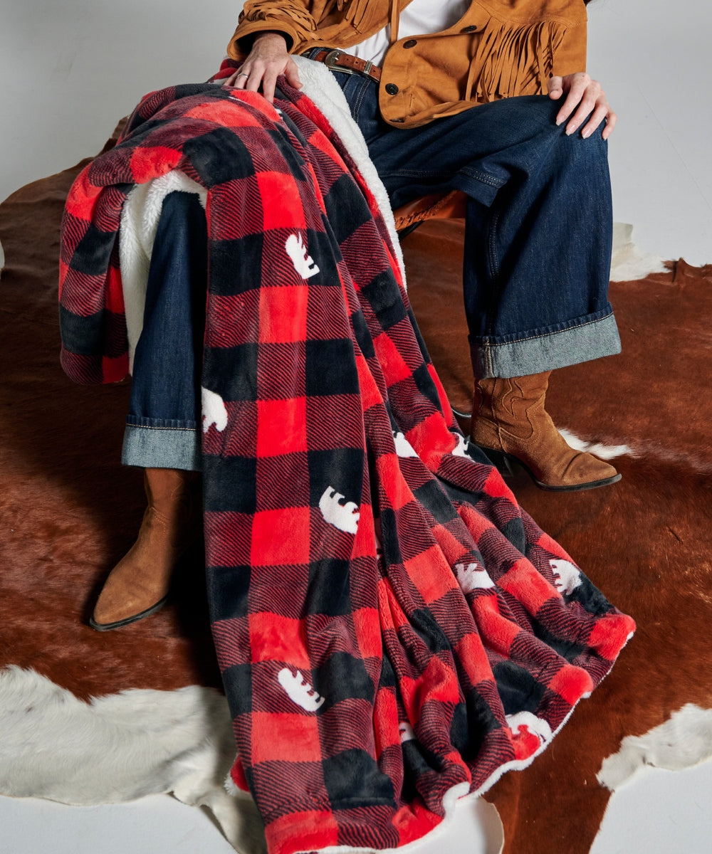 Plaid polaire - Canadien Rouge thumbnail 3