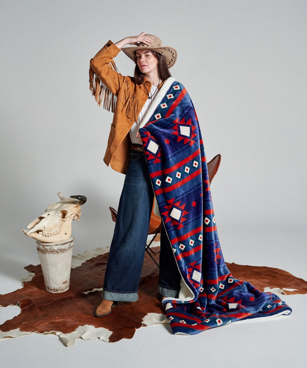 رمية من الصوف - نافاجوس بلو thumbnail 2