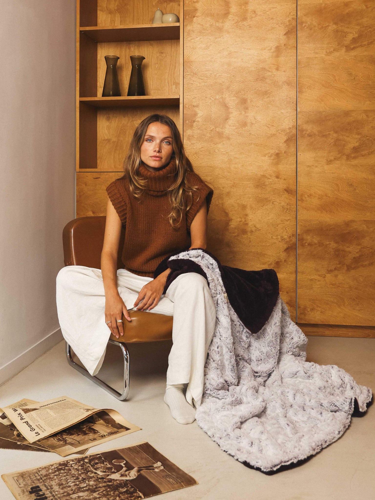 بطانية من الصوف الأرجواني من أوندس سوفاجس thumbnail 1