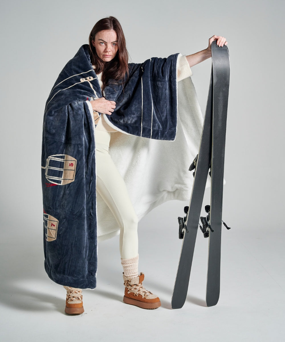 Plaid polaire - Télécabine thumbnail 3