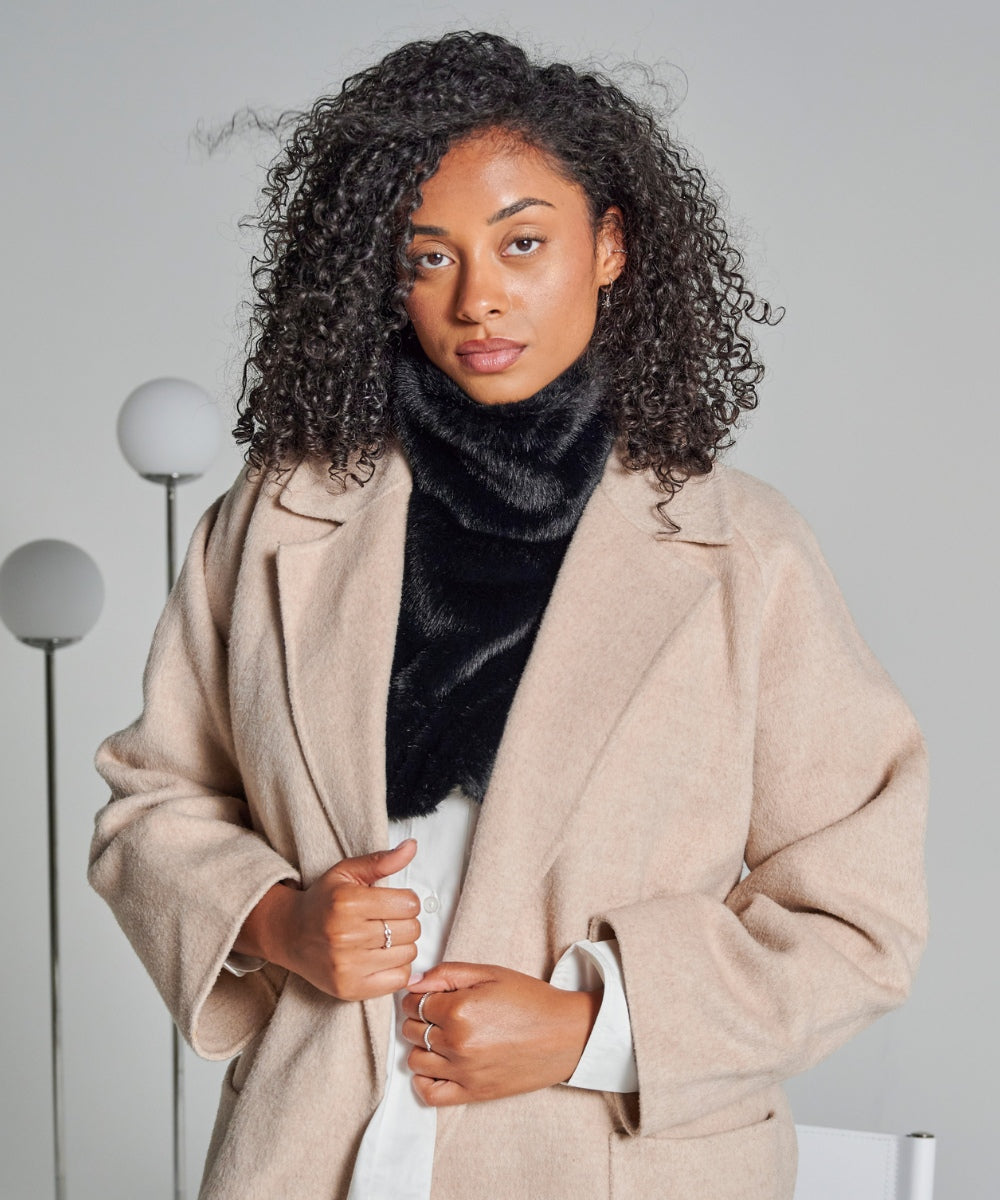 Plastron Fourrure - Noir thumbnail 4