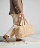 sac weekend bouclette beige