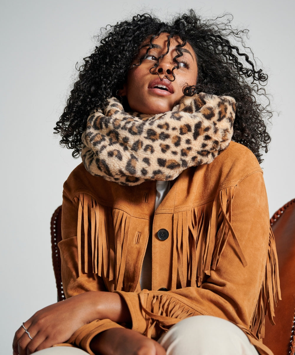 Tour de cou Fourrure - Léopard thumbnail 2