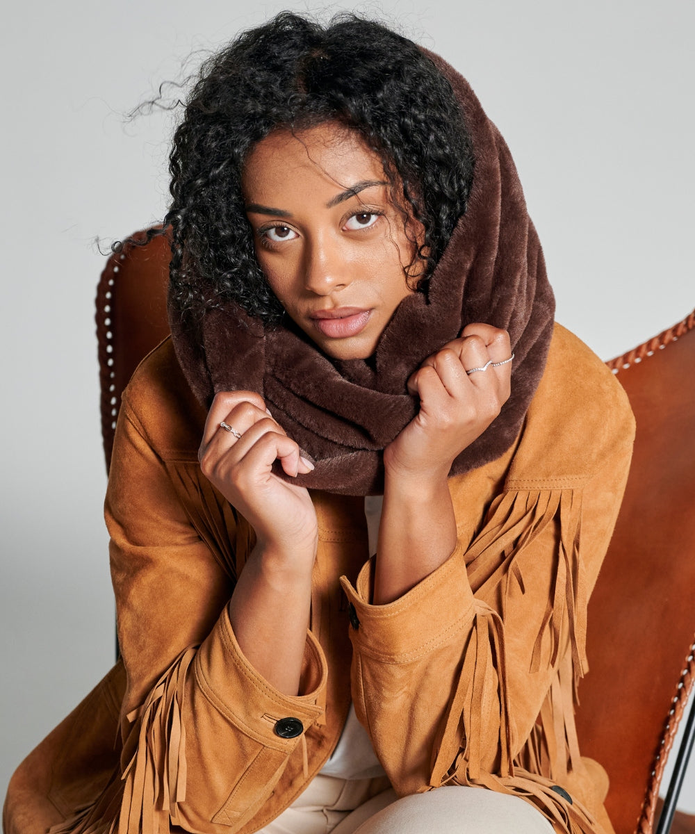 Tour de Cou Fourrure - Marron thumbnail 2