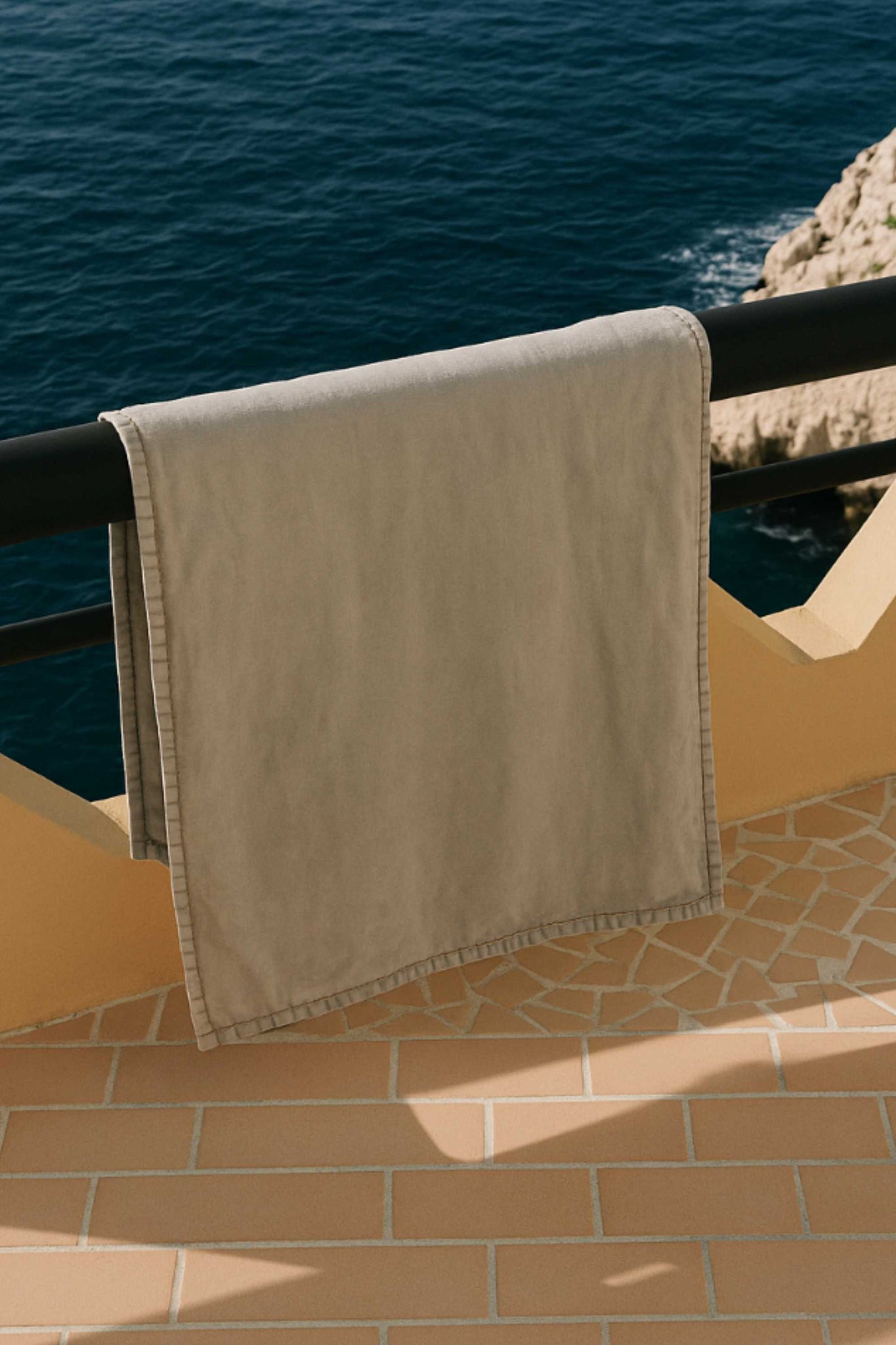 Fouta Coton ixchel gris clair thumbnail 7