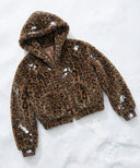 Manteau court - Léopard foncé