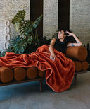 Fleece-Decke – Cosy Terrakotta