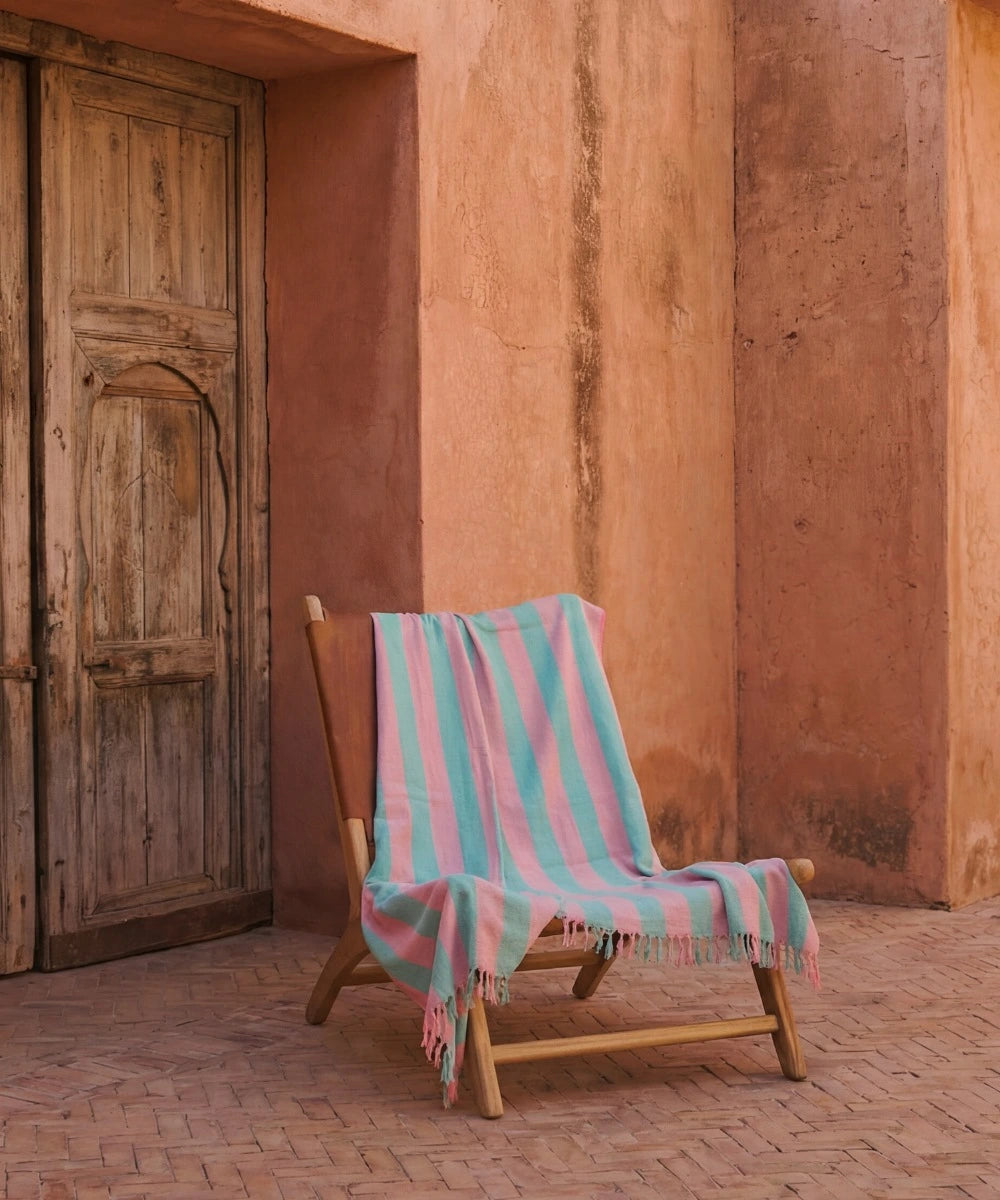 Fouta Solenza Bleu thumbnail 1