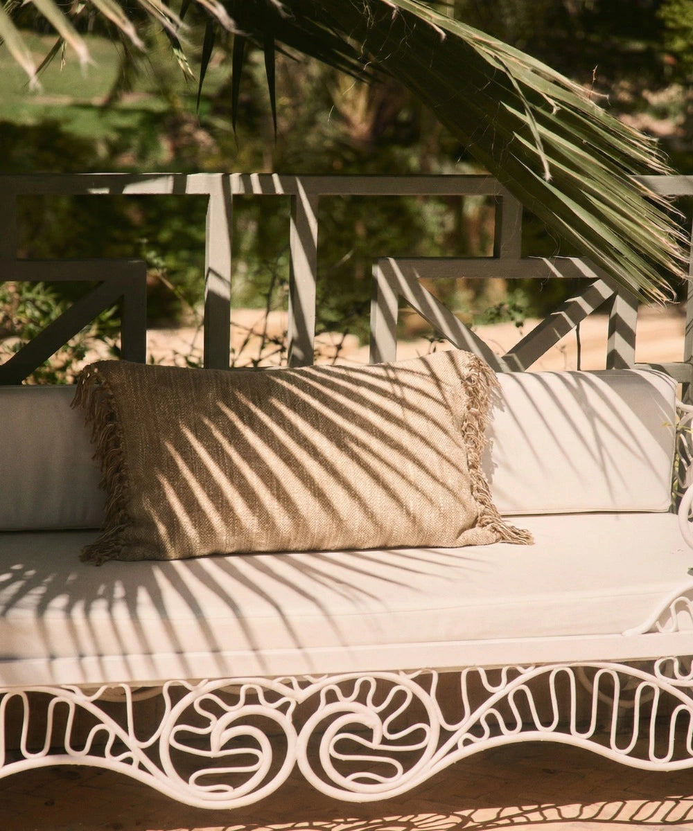 Coussin coton - Beige thumbnail 1