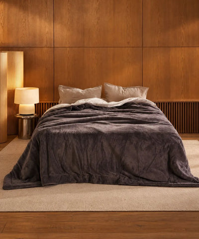 Couvre-lit King Size Gris