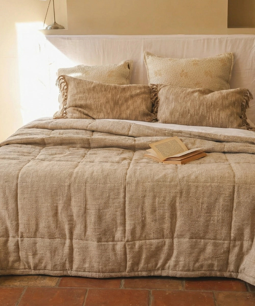 Coton Beige Bedspread