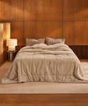 Dessus de lit Coton Beige