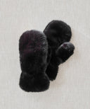 Moufles Fourrure - Noir