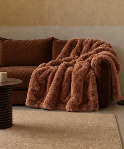 Faux fur throw - Sauvage