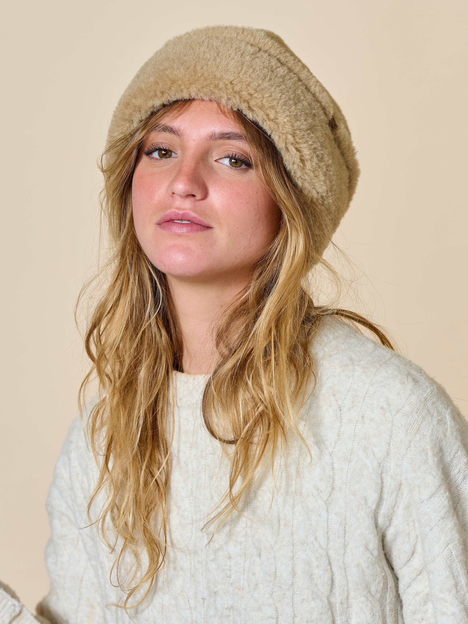 Bonnet Teddy Bear beige thumbnail 5