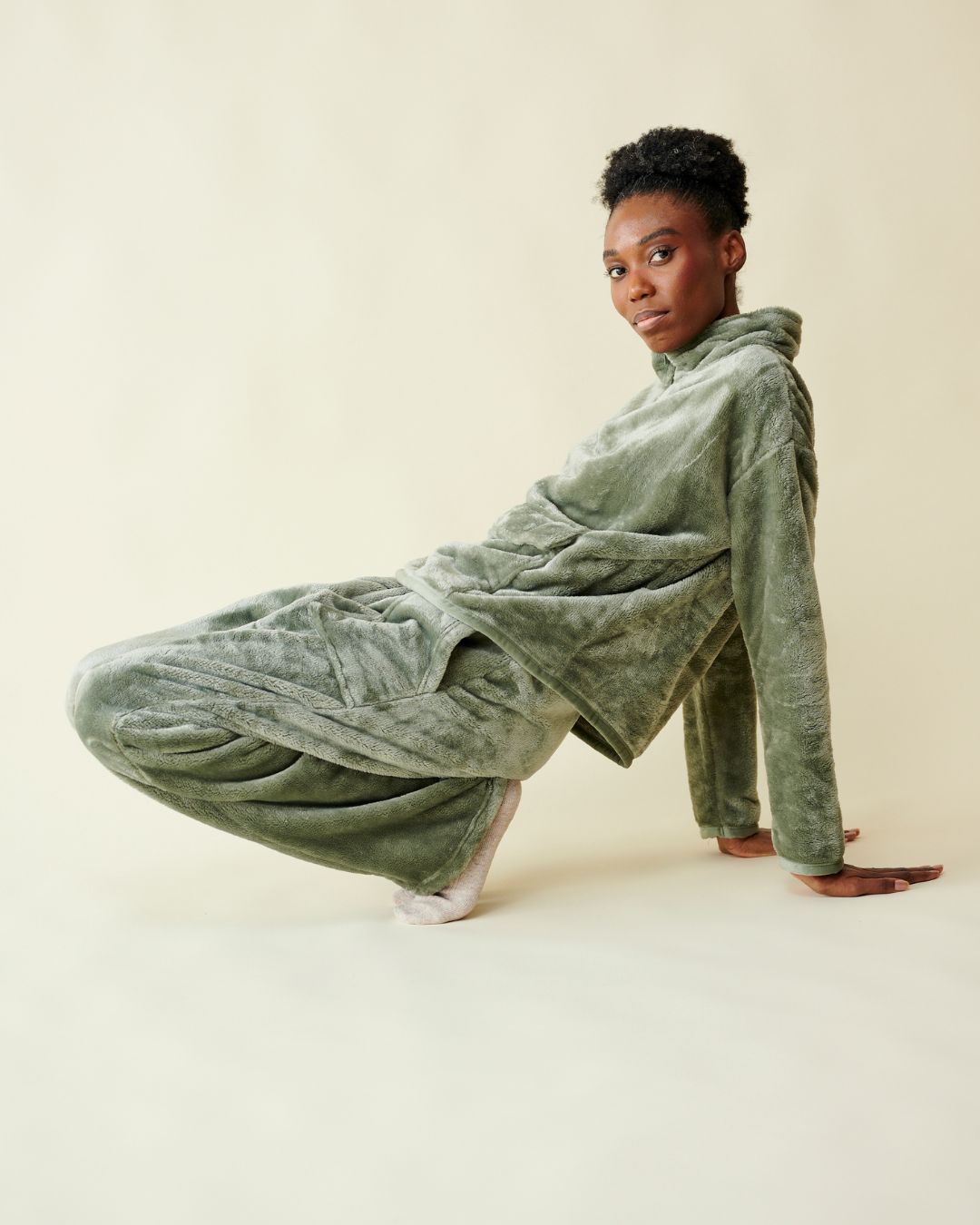 Pyjama polaire vert thumbnail 5