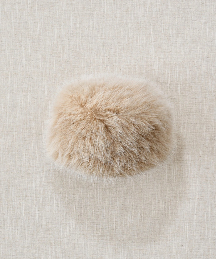 Toque Fourrure Beige