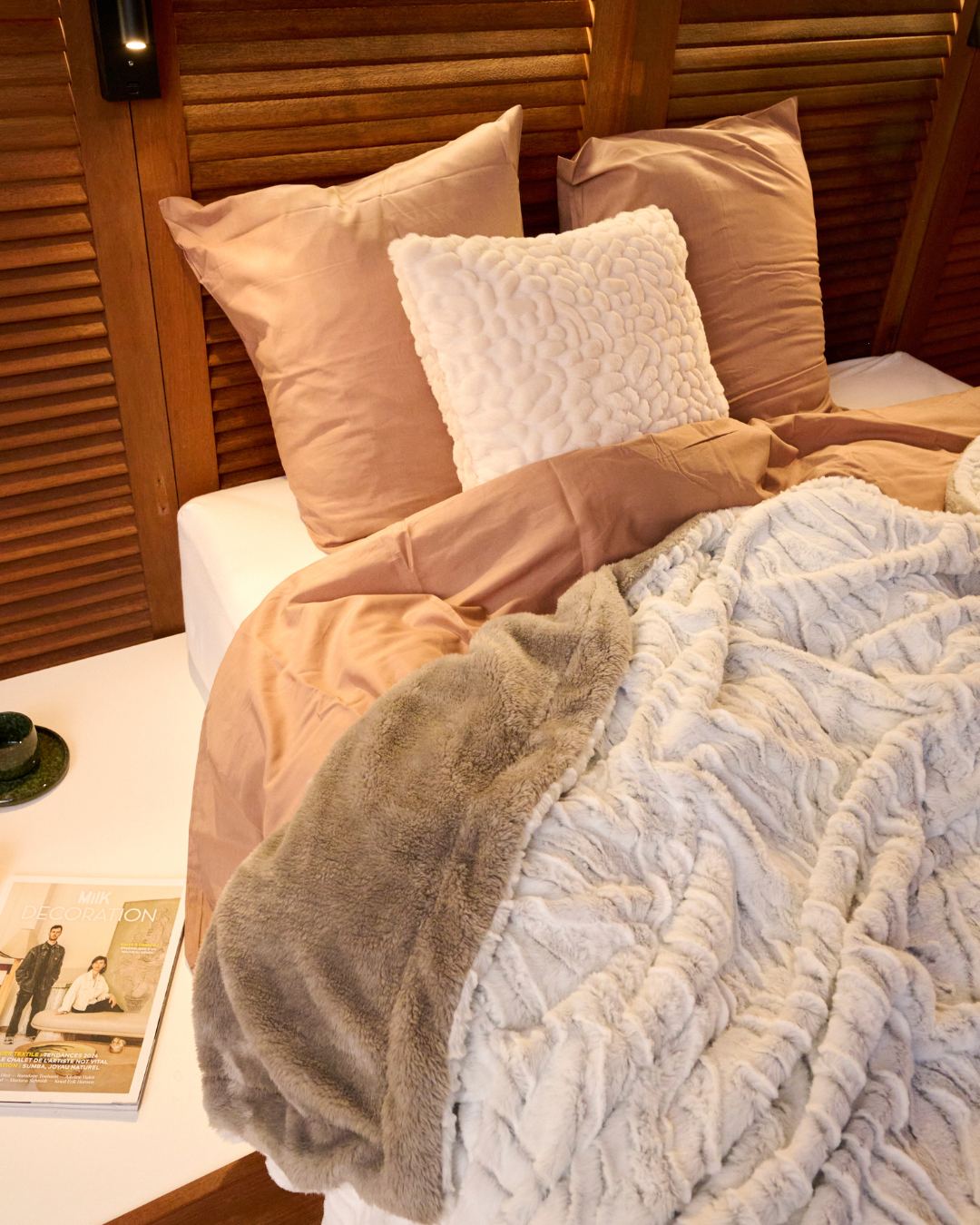 Couvre-Lit Queen Size Tigre Gris thumbnail 1