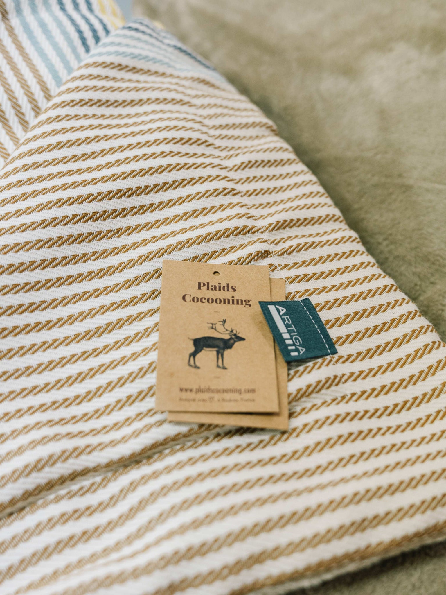 Plaid Frankreich Artiga Beige thumbnail 3