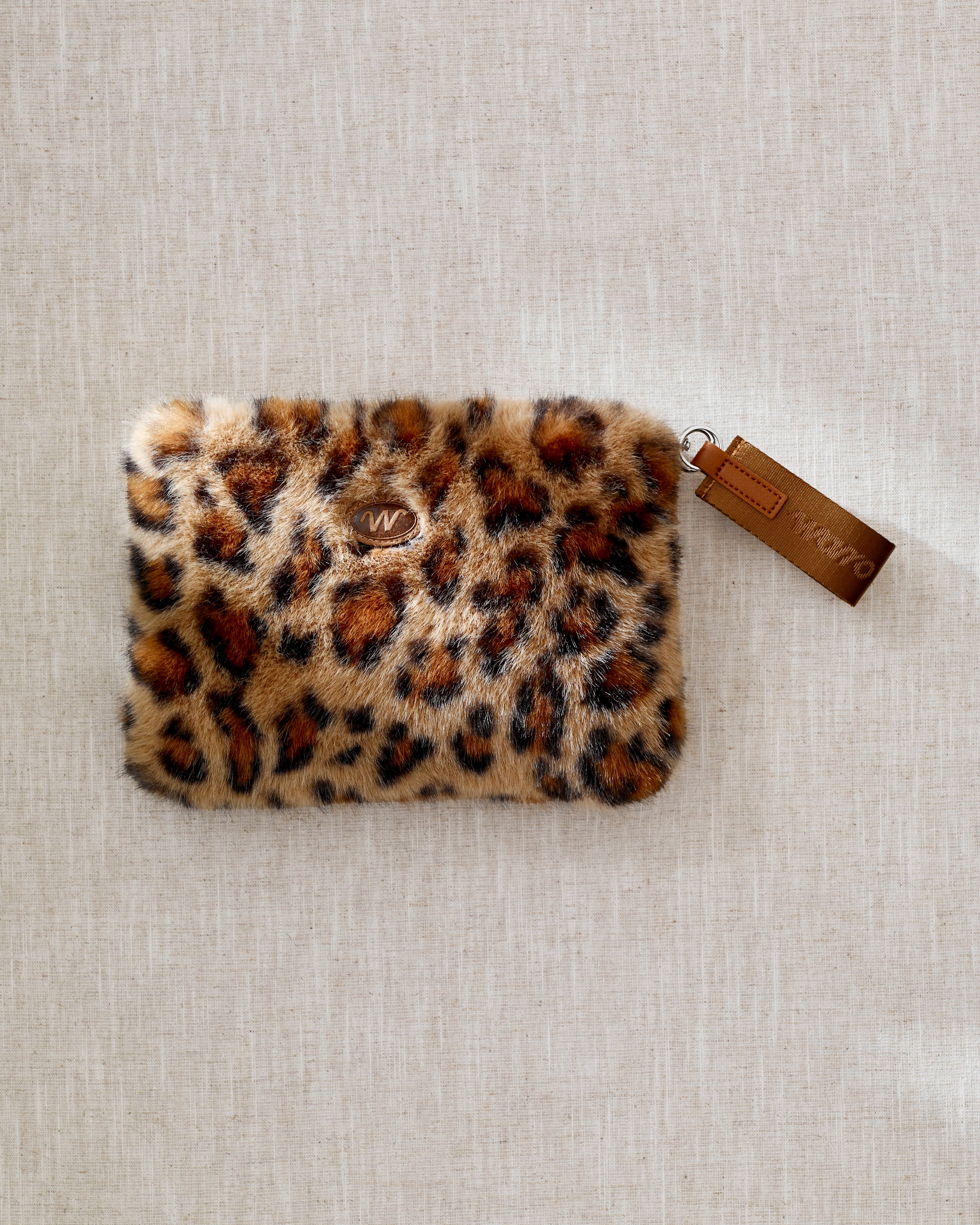 Pochette Zippée Leopard Prenium