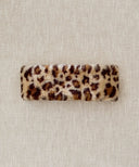 Bandeau fausse fourrure waro léopard posé à plat