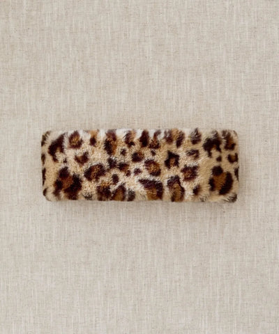 Bandeau fausse fourrure waro léopard posé à plat
